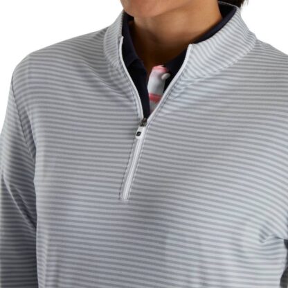 Footjoy - Poleron Half-Zip Tonal Stripe Mid-Layer - Imagen 2