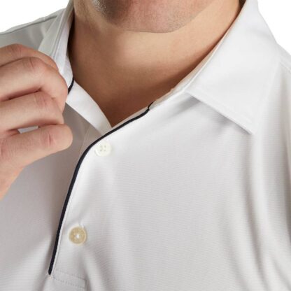 Footjoy - Polera Manga Larga Protección Solar Blanca - Imagen 2