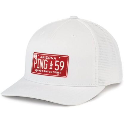 Ping - Gorro Placa Patente Arizona Blanco