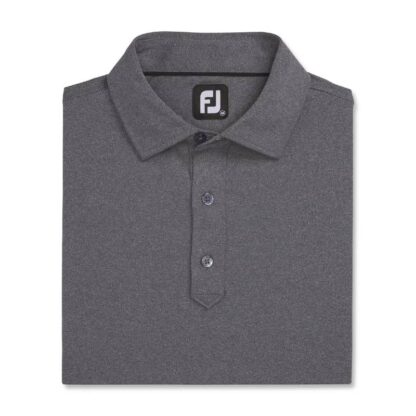 FJ - Polera SL Set on Placket Charcoal - Imagen 4