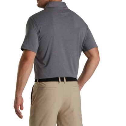 FJ - Polera SL Set on Placket Charcoal - Imagen 2