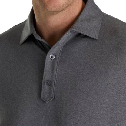 FJ - Polera SL Set on Placket Charcoal - Imagen 3