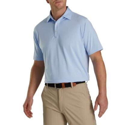 FJ - Polera SL Set on Placket Sky