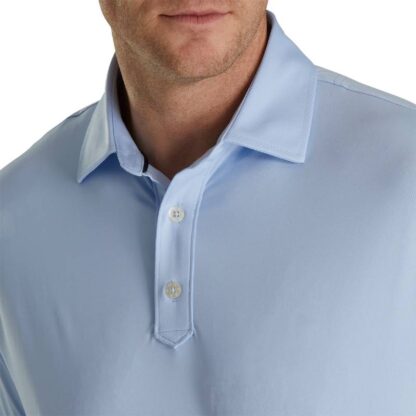 FJ - Polera SL Set on Placket Sky - Imagen 3