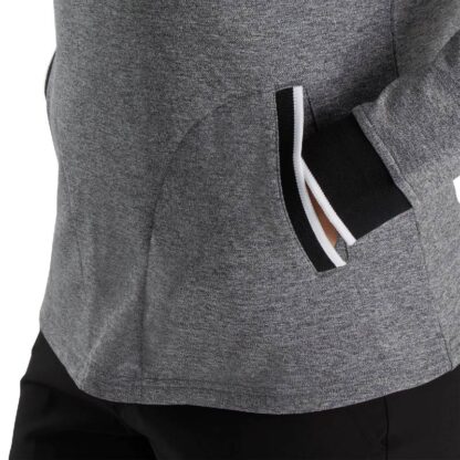 FJ - Polerón Fleece Back Piqué Negro Mujer - Imagen 4