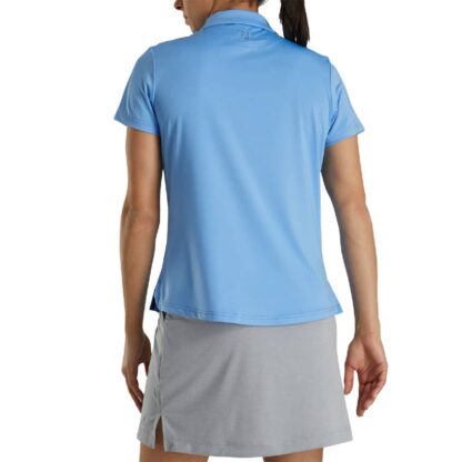 FJ - Polera Solid Lisle SC Celeste Mujer - Imagen 3