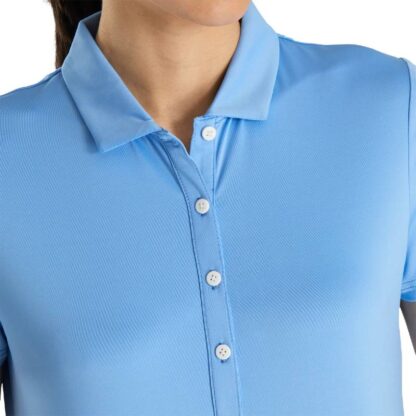 FJ - Polera Solid Lisle SC Celeste Mujer - Imagen 4