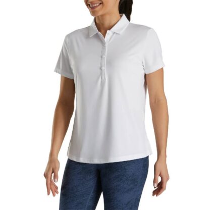 FJ - Polera Solid Lisle SC Blanca Mujer - Imagen 2