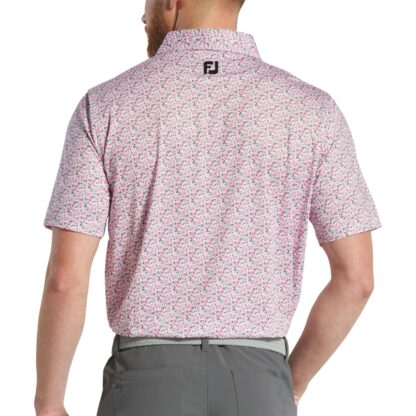 FJ - Polera Floral Lisle Rosa - Imagen 4