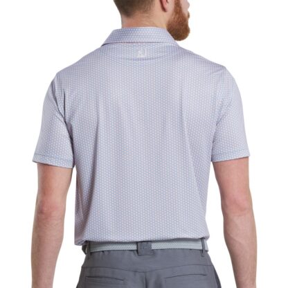 FJ - Polera Houndstooth Geo Lisle Blue Jay - Imagen 3