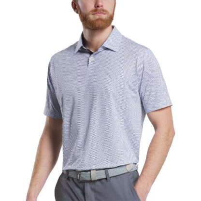 FJ - Polera Irongate Lisle Blanco/Azul - Imagen 2